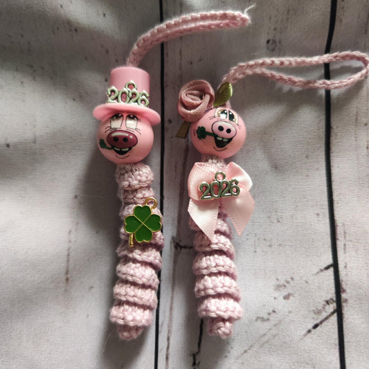 🐷 Glücksschweinchen für Silvester 2026 – dein Rutsch ins Glück beginnt mit einem Lächeln! — mit Zylinder