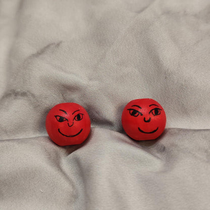 😈 1 kleines Teufelchen – frech, rot & handbemalt