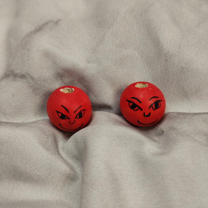 😈 1 kleines Teufelchen – frech, rot & handbemalt