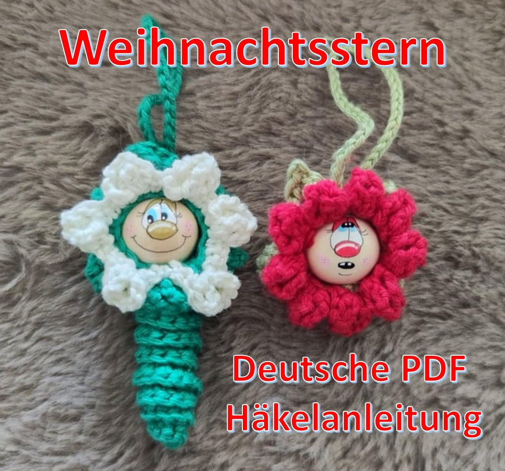 Weihnachtsstern Blumenwürmchen