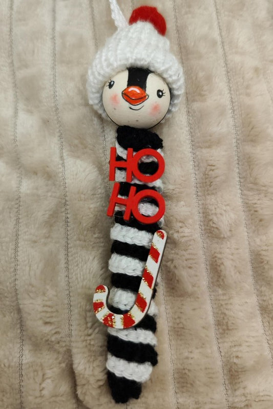 🐧 Ho Ho Ho Pinguin – doppelt gehäkelt, extra lang & super festlich