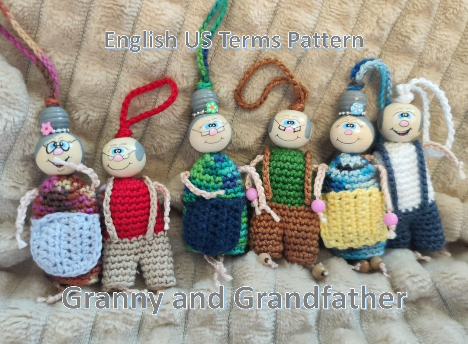 Crochet mini grandparents
