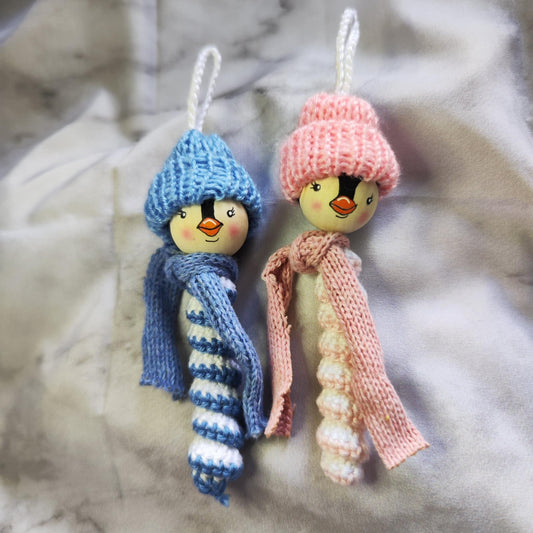 Handgehäkelte Winterpinguine – liebevolle Glücksbringer für die kalte Jahreszeit