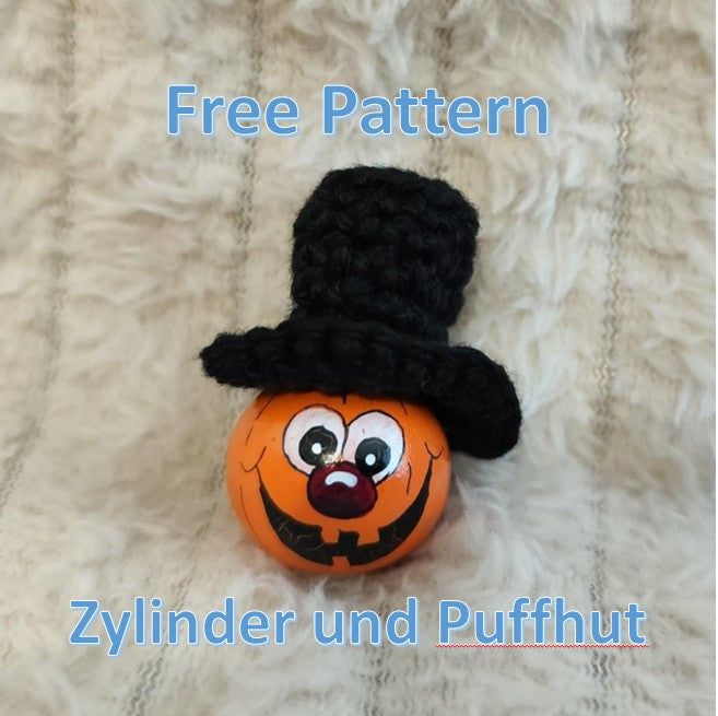 🎩 Free pattern: Top hat &amp; puff hat 🎩
