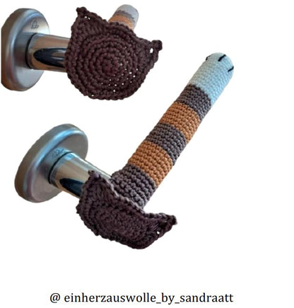 🐾 Crochet pattern “Cat Paw” – Door Handle Protector (PDF)