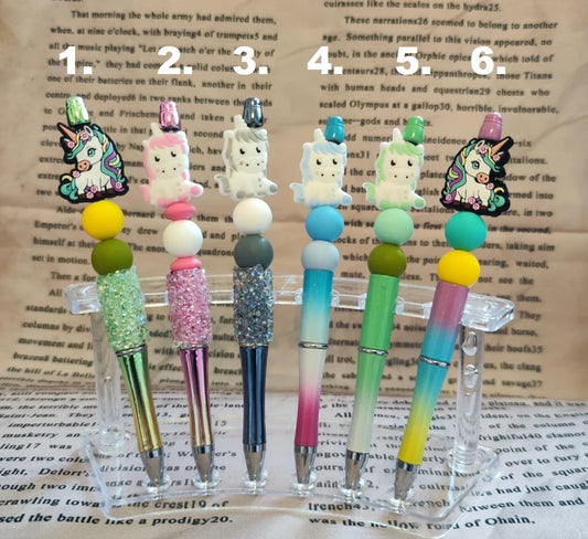 🖋️ Kugelschreiber „Einhornliebe“ – mit und ohne Glitzer