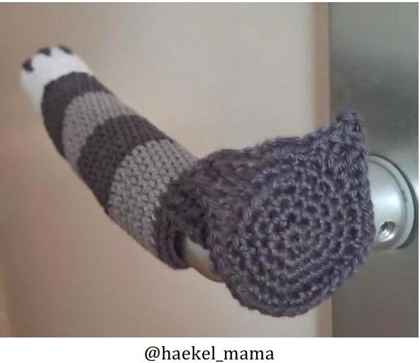 🐾 Crochet pattern “Cat Paw” – Door Handle Protector (PDF)