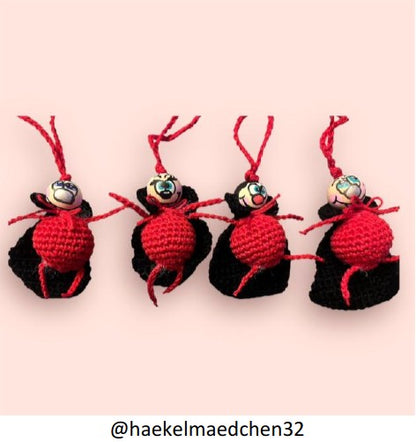 🦇 Häkelanleitung „Graf & Gräfin Dracula“ – bissig gut gehäkelt! (PDF) 🦇