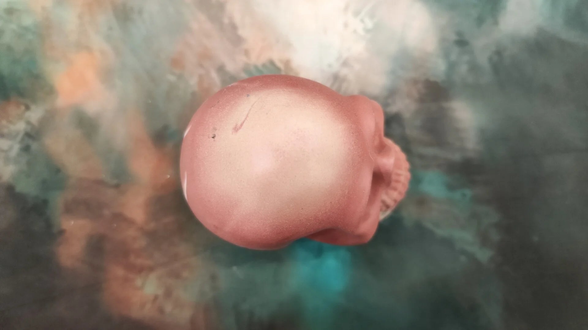 💀 Decorative skull made of Raysin