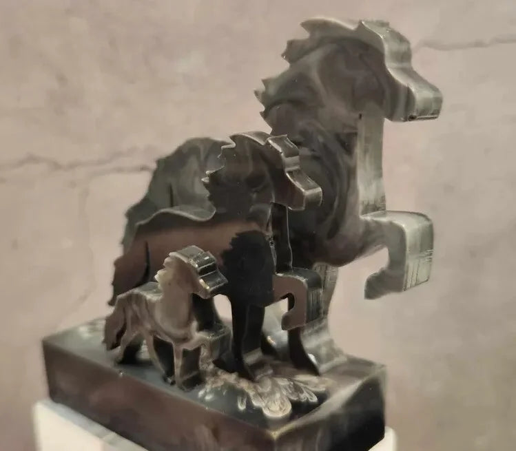 “Marble Black Fine” Kompakt Tölter