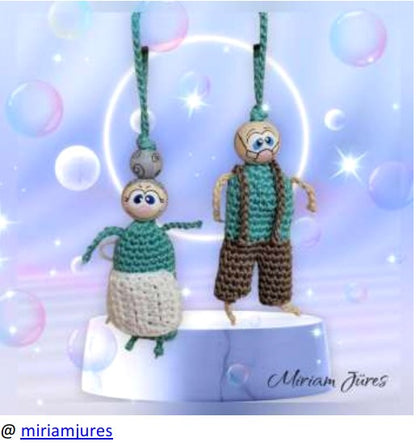 Crochet mini grandparents