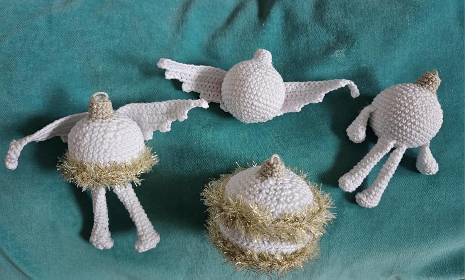 🎄 Häkelanleitung „Christbaumkugel 4in1“ – festliche Dekoideen zum Selberhäkeln (PDF) 🎄