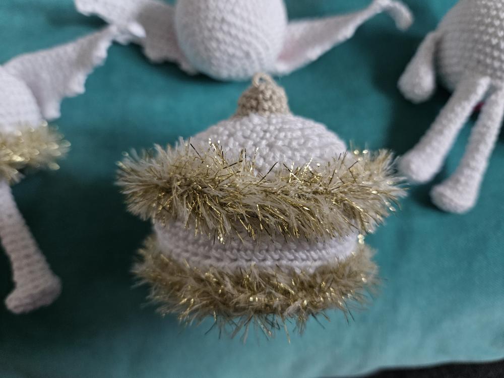 🎄 Häkelanleitung „Christbaumkugel 4in1“ – festliche Dekoideen zum Selberhäkeln (PDF) 🎄