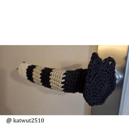 🐾 Crochet pattern “Cat Paw” – Door Handle Protector (PDF)