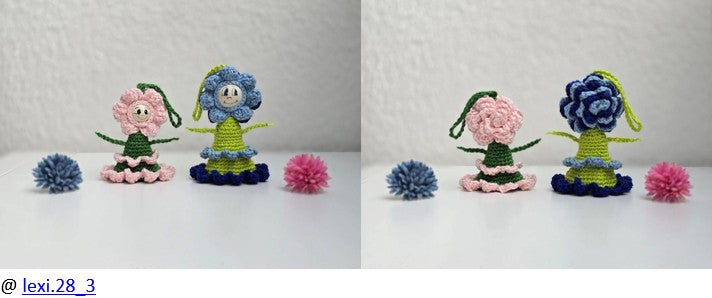 Pfingströschen Blumenwürmchen