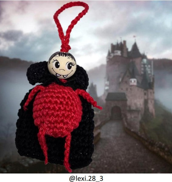 🦇 Häkelanleitung „Graf & Gräfin Dracula“ – bissig gut gehäkelt! (PDF) 🦇