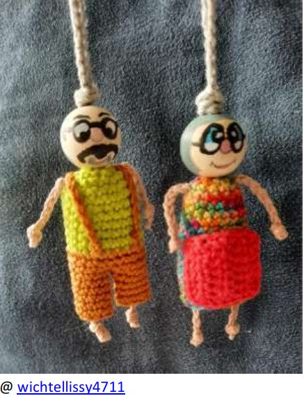 Crochet mini grandparents