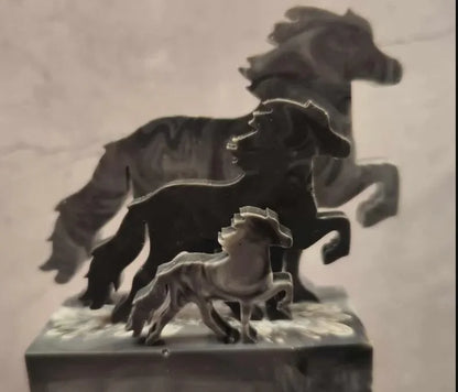 “Marble Black Fine” Kompakt Tölter