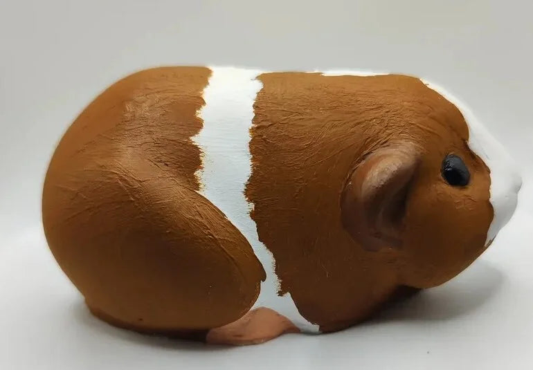 🐹 Dein Meerschweinchen als handbemalte Miniatur-Figur — Epoxidharz / Fehlerchen