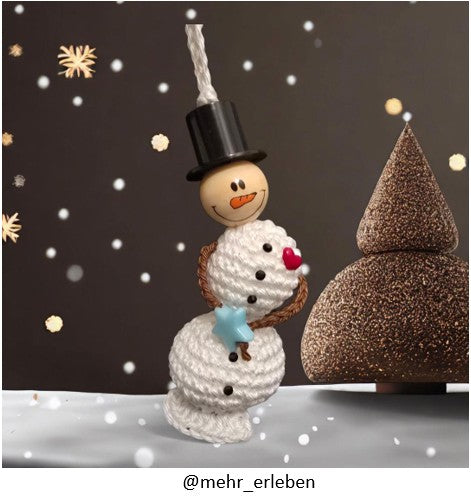 ❄️ Häkelanleitung „Schmelzender Schneemann“ ❄️