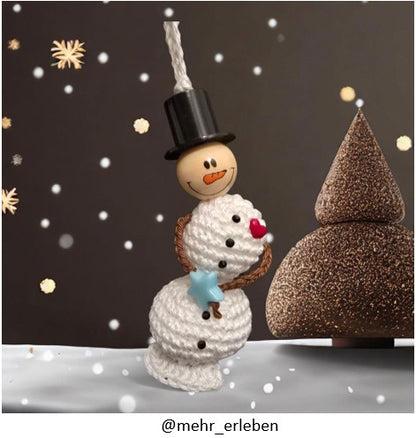 ❄️ Crochet pattern “Melting Snowman” ❄️