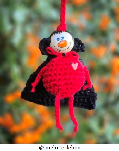 🦇 Häkelanleitung „Graf & Gräfin Dracula“ – bissig gut gehäkelt! (PDF) 🦇