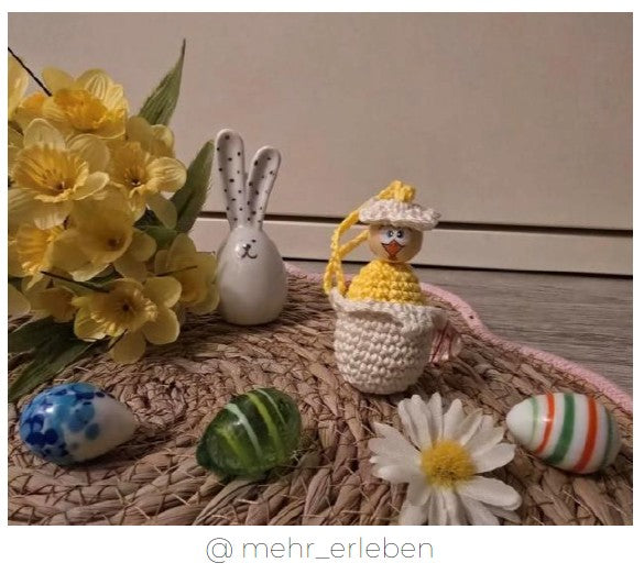 Häkelanleitung „Küken in Eierschale" (PDF)