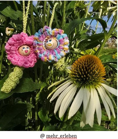 🌸 Crochet a tufted flower – Crochet pattern for advanced crocheters (PDF) 🌸