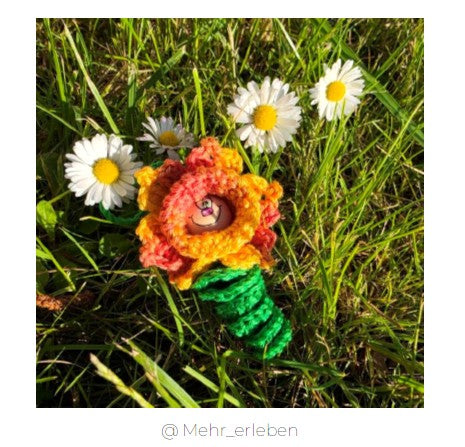 Häkelanleitung „Märzenbecher" – Anhänger mit 2 cm Holzperle (PDF) 🌼