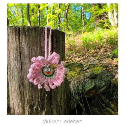 Häkelanleitung „Gänseblümchen" – Anhänger mit 2 cm Holzperle (PDF) 🌼