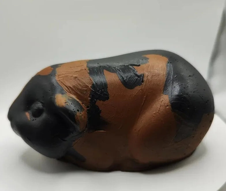 🐹 Dein Meerschweinchen als handbemalte Miniatur-Figur — Epoxidharz / Fehlerchen