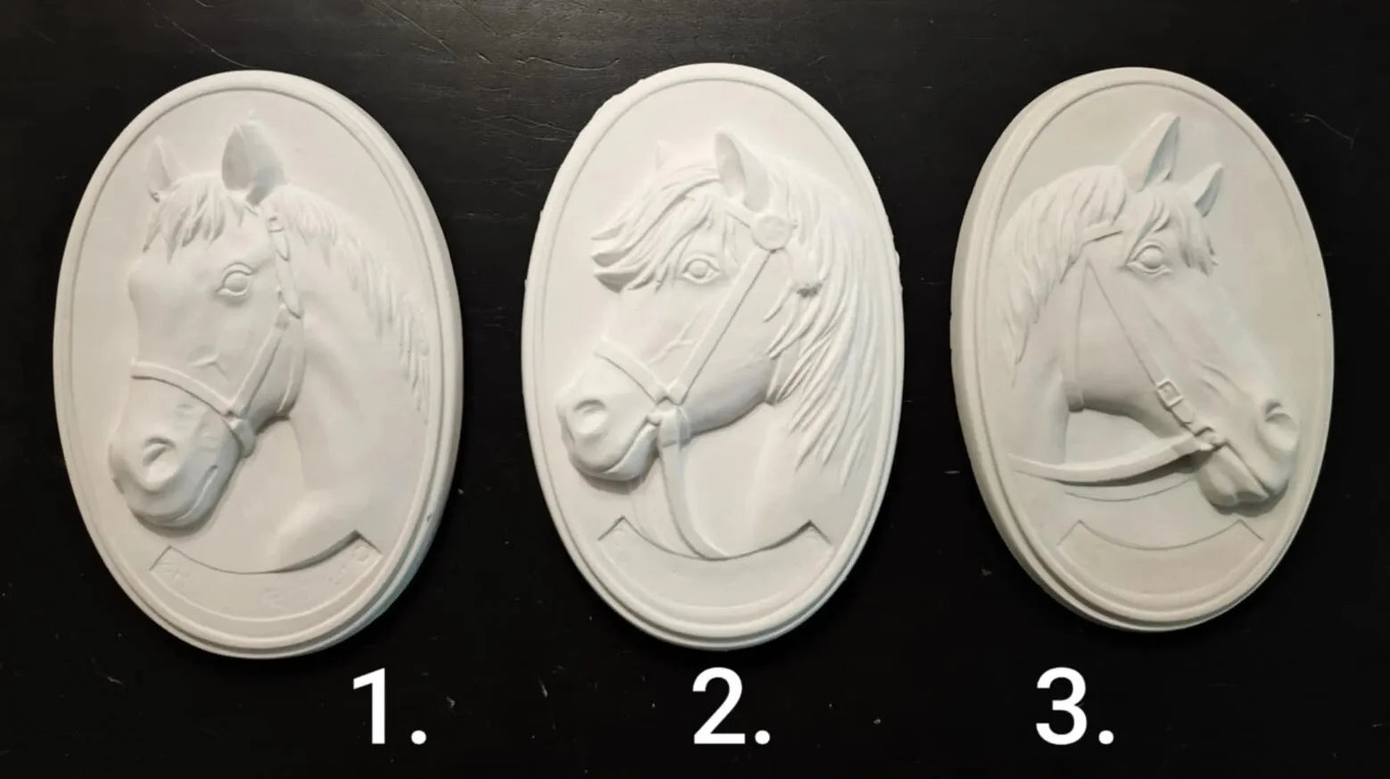 Gruppe B: Ein Kunstwerk für dein Pferd – in Gips oder Harz verewigt — 1 / Raysin bemalt