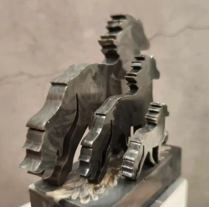 “Marble Black Fine” Kompakt Tölter