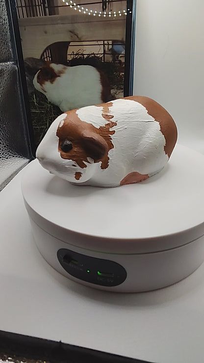 🐹 Dein Meerschweinchen als handbemalte Miniatur-Figur — Epoxidharz / Fehlerchen