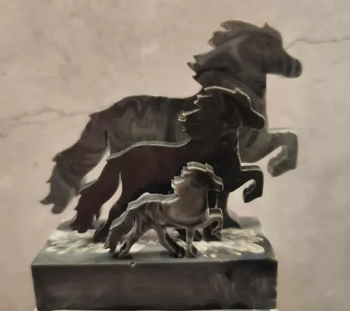 “Marble Black Fine” Kompakt Tölter