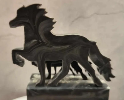 “Marble Black Fine” Kompakt Tölter