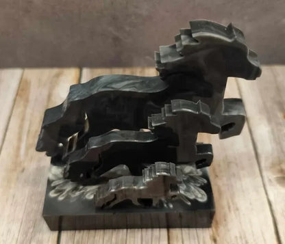 “Marble Black Fine” Kompakt Tölter