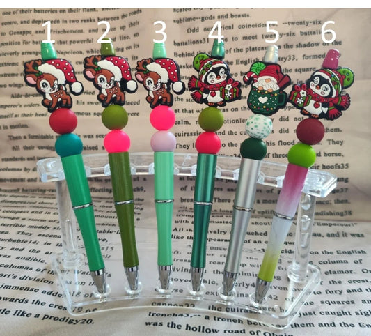 🎄 Tierisch gute Notizen – Weihnachtskugelschreiber „Gruppe A“