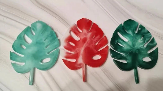 Handgemachter Blatt-Untersetzer – Natur trifft Design