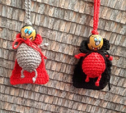 🦇 Häkelanleitung „Graf & Gräfin Dracula“ – bissig gut gehäkelt! (PDF) 🦇