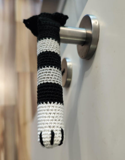 🐾 Crochet pattern “Cat Paw” – Door Handle Protector (PDF)